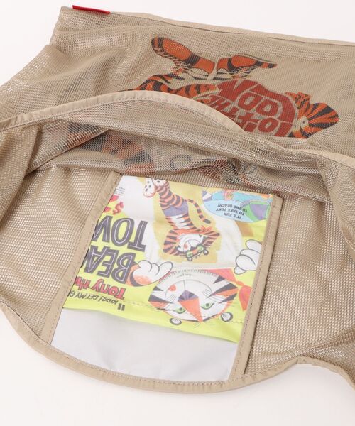 FRUIT OF THE LOOM(フルーツオブザルーム)の「【FRUIT OF THE LOOM】VINTAGE Kellogg’s mesh eco bag / ケロッグ エコバッグ(ハンドバッグ・メンズ・ブラック/サックスブルー/オレンジ・FREE)」の8枚目の写真