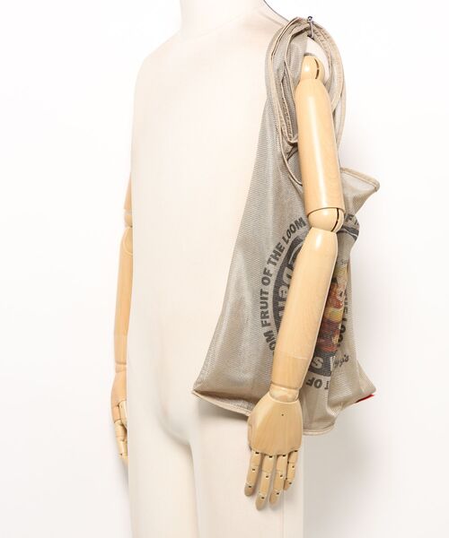 FRUIT OF THE LOOM(フルーツオブザルーム)の「【FRUIT OF THE LOOM】VINTAGE Kellogg’s mesh eco bag / ケロッグ エコバッグ(ハンドバッグ・メンズ・ブラック/サックスブルー/オレンジ・FREE)」の9枚目の写真