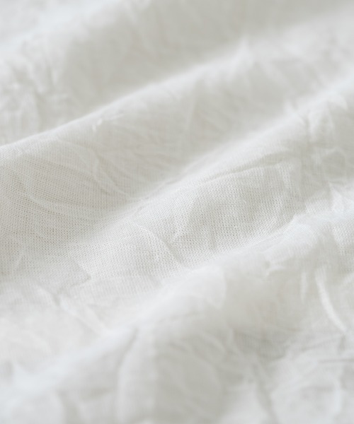 quadro（クオドロ）の「コットンラミーシャンブレースタンドシャツ（シャツ/ブラウス・メンズ・キナリ/ネイビー/グレー・FREE）」の14枚目の写真