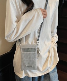 pyornim（ピョルニム）の「【26年春夏新作】メッシュショルダーポーチ　スマホショルダーバッグ（ポーチ）」