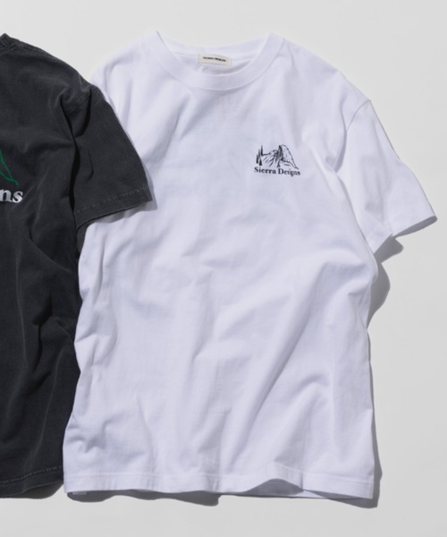 SIERRA DESIGNS(シェラデザイン)の「GO OUT掲載モデル【SIERRA DESIGINS】HALF DOME GRAPHIC TEE(Tシャツ/カットソー・レディース・ブラック/ホワイト/グレー・MEDIUM/LARGE/X-LARGE/SMALL)」の1枚目の写真