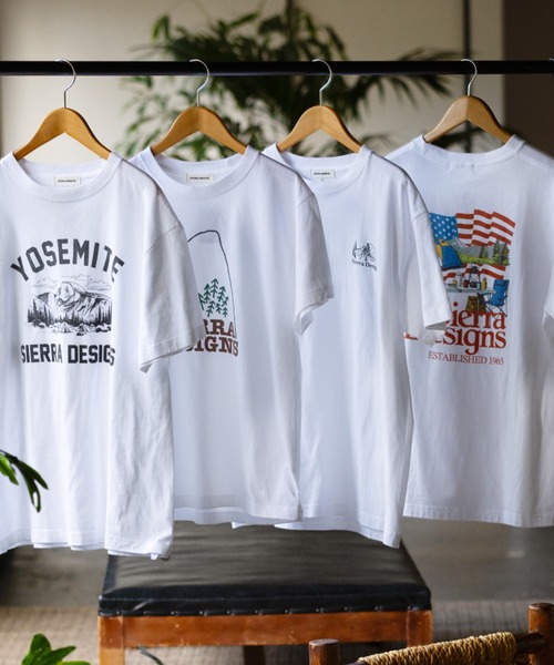SIERRA DESIGNS(シェラデザイン)の「GO OUT掲載モデル【SIERRA DESIGINS】HALF DOME GRAPHIC TEE(Tシャツ/カットソー・レディース・ブラック/ホワイト/グレー・MEDIUM/LARGE/X-LARGE/SMALL)」の5枚目の写真