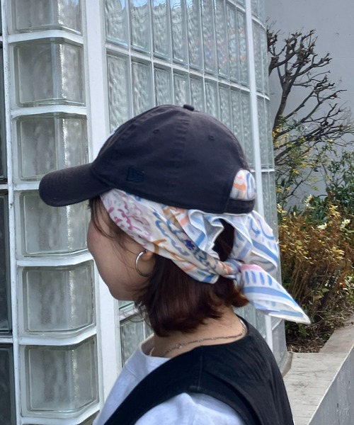 AS KNOW AS plus(アズノゥアズプラス)の「インド シルク混パネルスカーフ 60×60(バンダナ/スカーフ・レディース・C/D/E/F/A/H/B/G・FREE)」の12枚目の写真