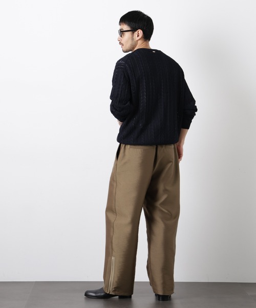 NANO universe（ナノユニバース）の「｢ASSEMBLANC｣ パラシュートパンツ（その他パンツ・メンズ・カーキ/ブラック・M/L）」の9枚目の写真
