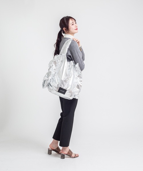 HELOYSE（エロイーズ）の「【HELOYSE/エロイーズ】トートバッグ　candy tote（トートバッグ・レディース・シルバー/ブラック/ブラウン・FREE）」の11枚目の写真