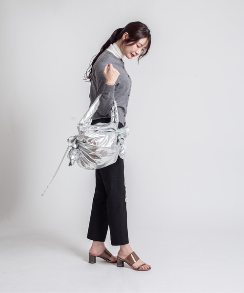 HELOYSE（エロイーズ）の「【HELOYSE/エロイーズ】トートバッグ　candy tote（トートバッグ・レディース・シルバー/ブラック/ブラウン・FREE）」の16枚目の写真