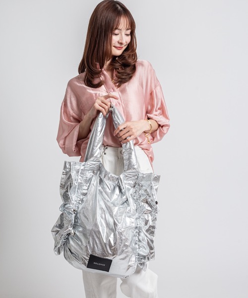 HELOYSE（エロイーズ）の「【HELOYSE/エロイーズ】トートバッグ　candy tote（トートバッグ・レディース・シルバー/ブラック/ブラウン・FREE）」の19枚目の写真