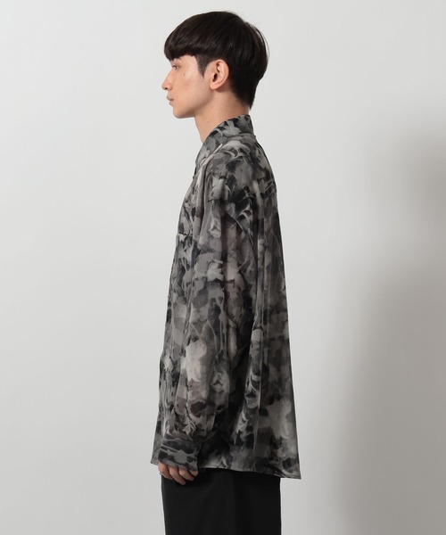 LAKOLE(ラコレ)の「シアーガラシャツ長袖 / 645803(シャツ/ブラウス・メンズ・ブルー/ブラック/レッド・LARGE/MEDIUM)」の11枚目の写真