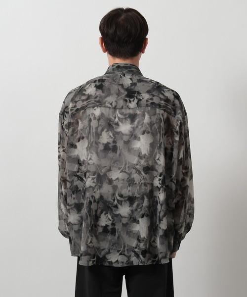 LAKOLE(ラコレ)の「シアーガラシャツ長袖 / 645803(シャツ/ブラウス・メンズ・ブルー/ブラック/レッド・LARGE/MEDIUM)」の12枚目の写真