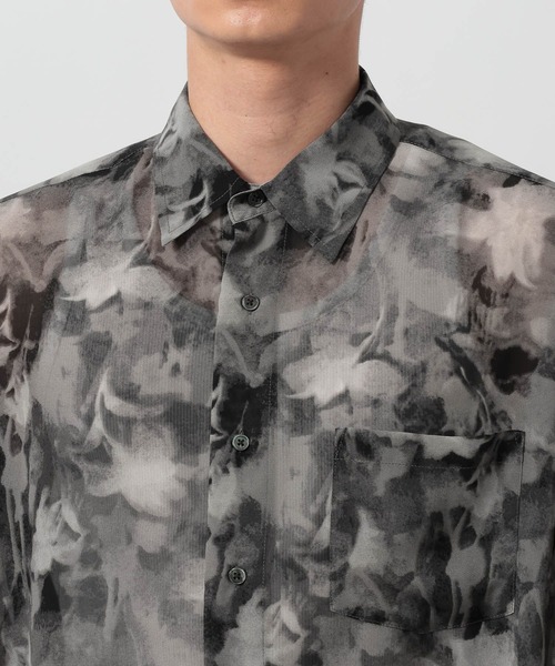LAKOLE(ラコレ)の「シアーガラシャツ長袖 / 645803(シャツ/ブラウス・メンズ・ブルー/ブラック/レッド・LARGE/MEDIUM)」の13枚目の写真