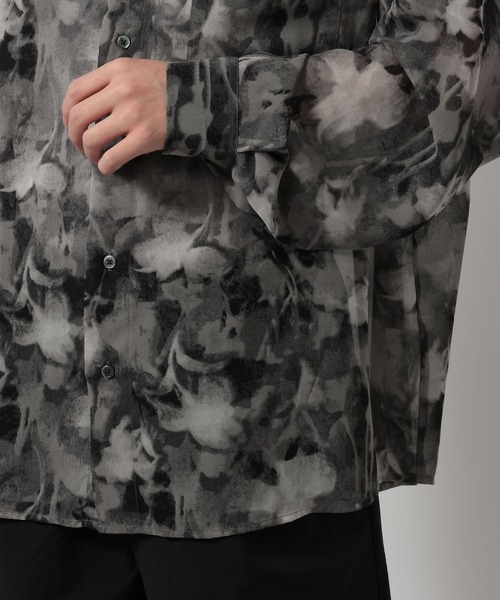 LAKOLE(ラコレ)の「シアーガラシャツ長袖 / 645803(シャツ/ブラウス・メンズ・ブルー/ブラック/レッド・LARGE/MEDIUM)」の16枚目の写真
