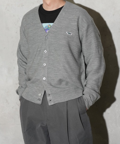 THE FOX ONE-POINT 80S CARDIGAN 刺繡 80年代風格針織開襟衫