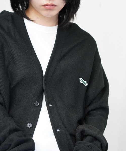THE FOX ONE-POINT 80S CARDIGAN 刺繡 80年代風格針織開襟衫