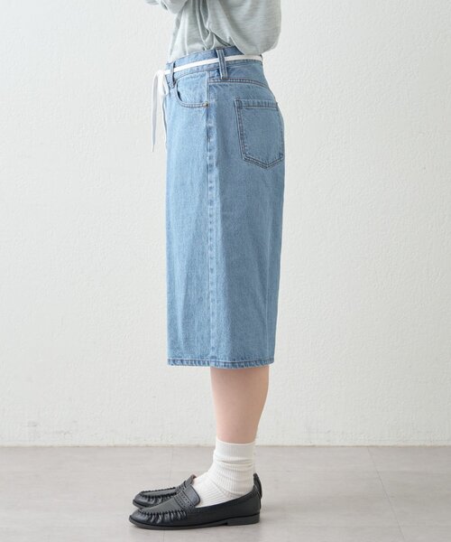 WILLOW（ウィロー）の「【willow】デニムハーフパンツ（デニムパンツ・レディース・ブルー・SMALL/MEDIUM）」の10枚目の写真