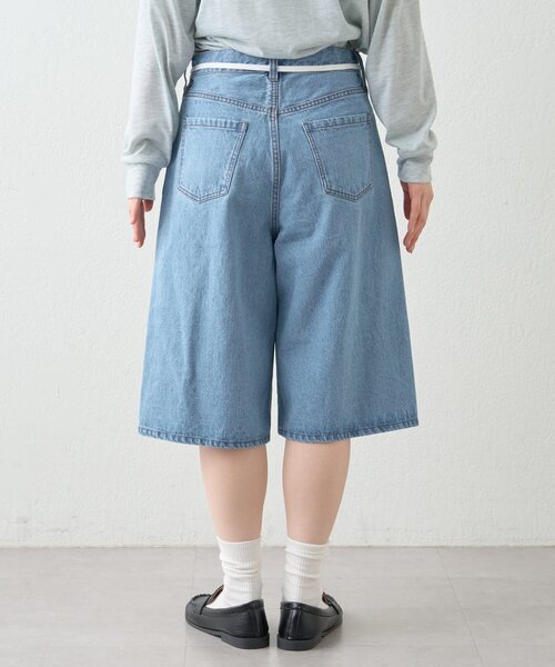 WILLOW（ウィロー）の「【willow】デニムハーフパンツ（デニムパンツ・レディース・ブルー・SMALL/MEDIUM）」の11枚目の写真