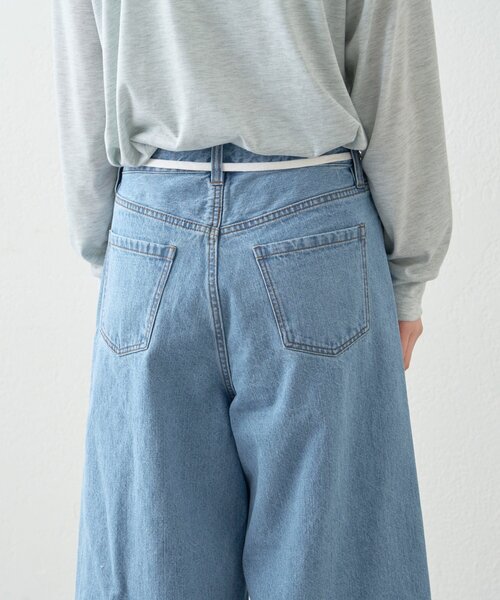 WILLOW（ウィロー）の「【willow】デニムハーフパンツ（デニムパンツ・レディース・ブルー・SMALL/MEDIUM）」の12枚目の写真