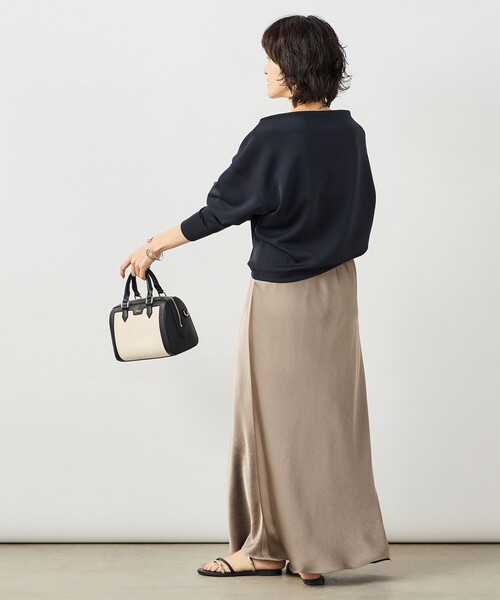 ウォッシャブルダブルサテンナロースカート（スカート）｜NOLLEY'S