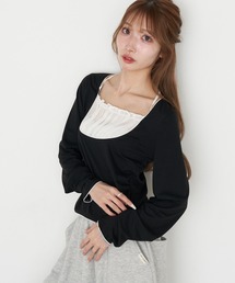 RAY CASSIN | シフォンドッキングロンT(Tシャツ/カットソー)