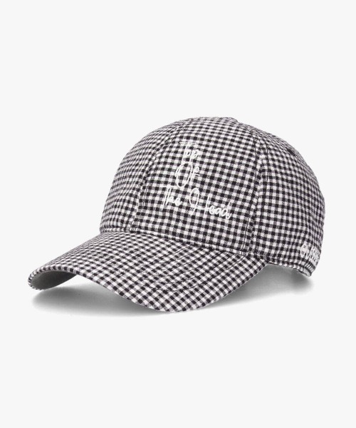 OVERRIDE(オーバーライド)の「OVERRIDE L/C CHECK EMB CAP SG / オーバーライド(キャップ・レディース・ブラック/レッド/グリーン/ブラウン・57~59cm)」の2枚目の写真
