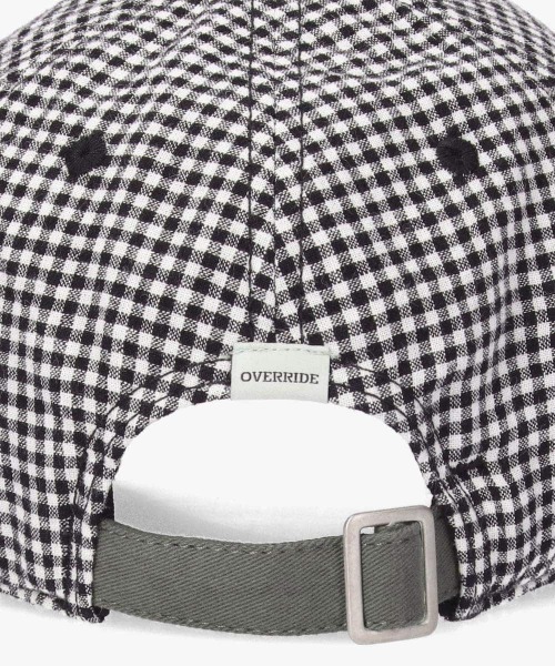 OVERRIDE(オーバーライド)の「OVERRIDE L/C CHECK EMB CAP SG / オーバーライド(キャップ・レディース・ブラック/レッド/グリーン/ブラウン・57~59cm)」の13枚目の写真