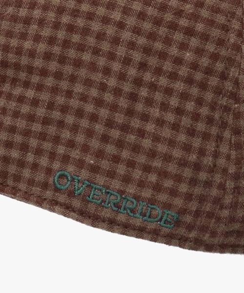 OVERRIDE(オーバーライド)の「OVERRIDE L/C CHECK EMB CAP SG / オーバーライド(キャップ・レディース・ブラック/レッド/グリーン/ブラウン・57~59cm)」の18枚目の写真