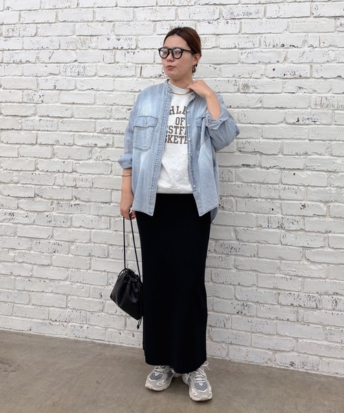 PUAL CE CIN（ピュアルセシン）の「【＠remi_usus企画】カレッジロゴミニ裏毛Tシャツ（Tシャツ/カットソー・レディース・オートミール/オフホワイト/グレー・FREE）」の16枚目の写真