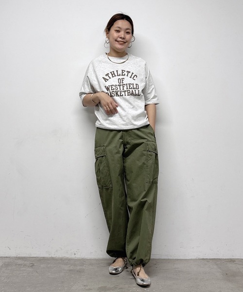 PUAL CE CIN（ピュアルセシン）の「【＠remi_usus企画】カレッジロゴミニ裏毛Tシャツ（Tシャツ/カットソー・レディース・オートミール/オフホワイト/グレー・FREE）」の15枚目の写真