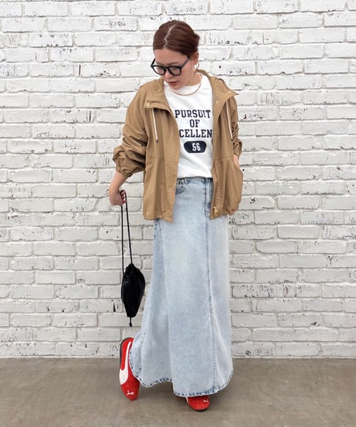 PUAL CE CIN（ピュアルセシン）の「【＠remi_usus企画】カレッジロゴミニ裏毛Tシャツ（Tシャツ/カットソー・レディース・オートミール/オフホワイト/グレー・FREE）」の9枚目の写真