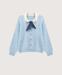 Baby Blue Tie Cardigan