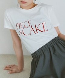 バイカラー刺繍ロゴTシャツ
