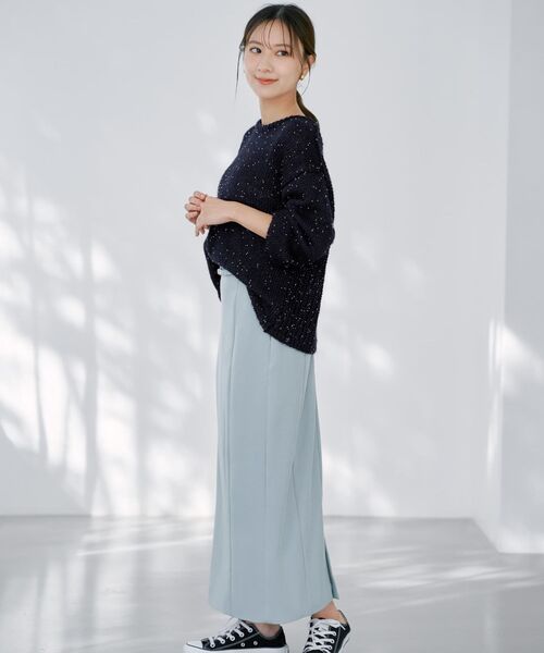 COHINA(コヒナ)の「ベルト付きパネルIラインスカート 【低身長・小柄女性】(スカート・レディース・ピンク/ホワイト/ブルー・XS-Short/S-Short/XS-Regular/S-Regular)」の15枚目の写真