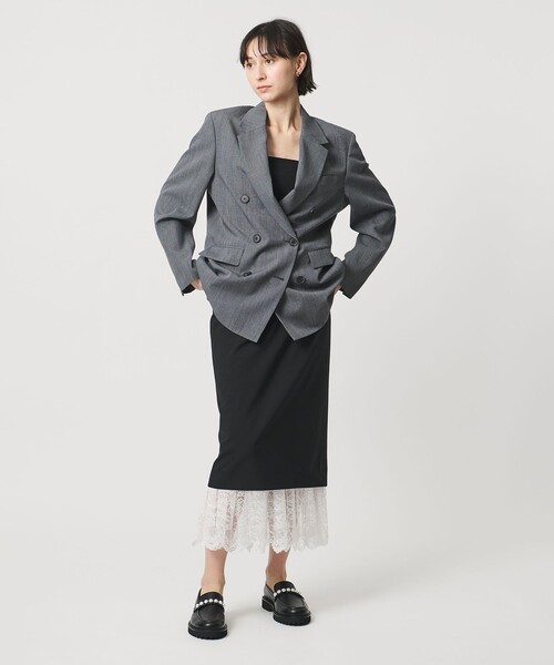 UNITED ARROWS(ユナイテッドアローズ)の「イミテーションパール スタッズ ローファー(ローファー・レディース・ブラック・37/38/35h/37h/35/36/36h)」の3枚目の写真