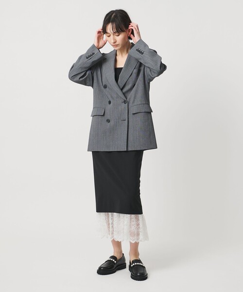 UNITED ARROWS(ユナイテッドアローズ)の「イミテーションパール スタッズ ローファー(ローファー・レディース・ブラック・37/38/35h/37h/35/36/36h)」の4枚目の写真