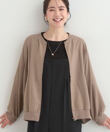 SHOO・LA・RUE（シューラルー）の「麻調リブブルゾン（ブルゾン）」