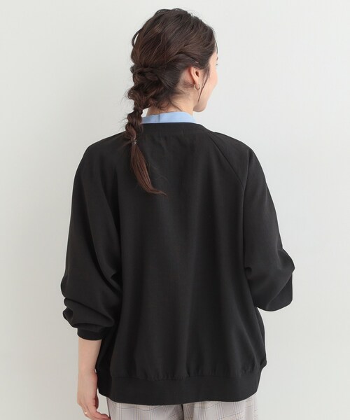 SHOO・LA・RUE（シューラルー）の「麻調リブブルゾン（ブルゾン・レディース・キャメル/ライトグレー/ブラック・03/02/01/04）」の9枚目の写真