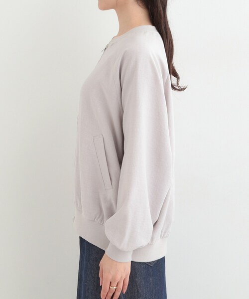 SHOO・LA・RUE（シューラルー）の「麻調リブブルゾン（ブルゾン・レディース・キャメル/ライトグレー/ブラック・03/02/01/04）」の17枚目の写真