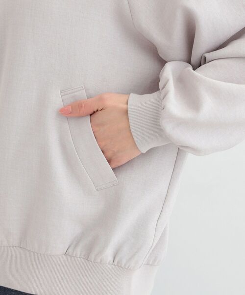 SHOO・LA・RUE（シューラルー）の「麻調リブブルゾン（ブルゾン・レディース・キャメル/ライトグレー/ブラック・03/02/01/04）」の21枚目の写真