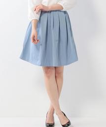 THE STATION STORE | ＜closet story＞ グログラン フレア スカート③(スカート)