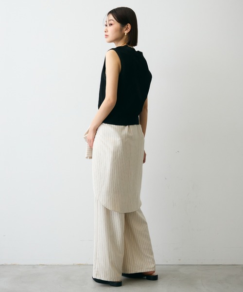 Trish（トリッシュ）の「メタル釦コンパクトベスト（ベスト・レディース・ブラック/アイボリー・FREE）」の17枚目の写真