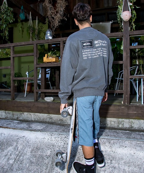 Quiksilver(クイックシルバー)の「QUIKSILVER メンズ BW MERCURY BOX SWEAT 長袖スウェット ルーズフィット 裏毛 トレーナー<MERCURY COLLECTION>【2026年春夏モデル】/クイックシルバー(スウェット・メンズ・ブラック/ホワイト/ホワイト系その他・LARGE/MEDIUM/X-LARGE)」の6枚目の写真
