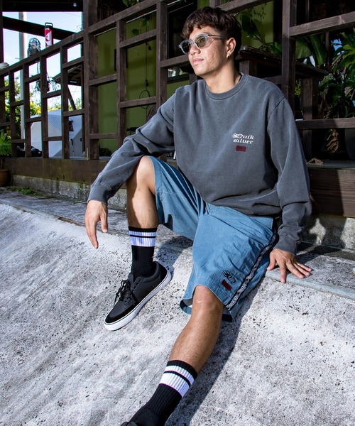 Quiksilver(クイックシルバー)の「QUIKSILVER メンズ BW MERCURY BOX SWEAT 長袖スウェット ルーズフィット 裏毛 トレーナー<MERCURY COLLECTION>【2026年春夏モデル】/クイックシルバー(スウェット・メンズ・ブラック/ホワイト/ホワイト系その他・LARGE/MEDIUM/X-LARGE)」の7枚目の写真