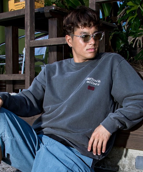 Quiksilver(クイックシルバー)の「QUIKSILVER メンズ BW MERCURY BOX SWEAT 長袖スウェット ルーズフィット 裏毛 トレーナー<MERCURY COLLECTION>【2026年春夏モデル】/クイックシルバー(スウェット・メンズ・ブラック/ホワイト/ホワイト系その他・LARGE/MEDIUM/X-LARGE)」の8枚目の写真