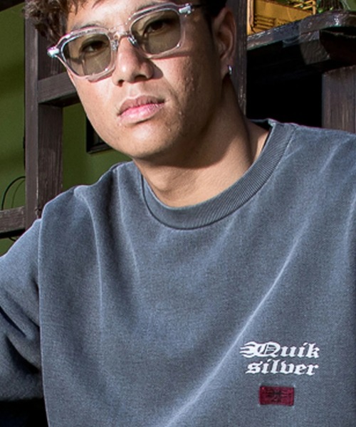 Quiksilver(クイックシルバー)の「QUIKSILVER メンズ BW MERCURY BOX SWEAT 長袖スウェット ルーズフィット 裏毛 トレーナー<MERCURY COLLECTION>【2026年春夏モデル】/クイックシルバー(スウェット・メンズ・ブラック/ホワイト/ホワイト系その他・LARGE/MEDIUM/X-LARGE)」の9枚目の写真