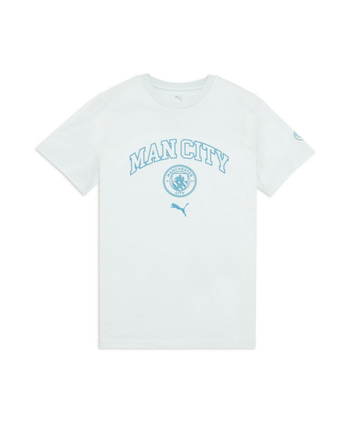 PUMA(プーマ)の「PUMA プーマ メンズ マンチェスターシティ フットボールカルチャー 半袖 T(Tシャツ/カットソー・メンズ・ブルー系その他/ブラック・X-SMALL/MEDIUM/SMALL/X-LARGE/LARGE)」の5枚目の写真