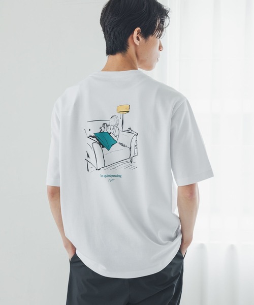 GLOBAL WORK(グローバルワーク)の「マイニチタキノウクルー/プリントTシャツ/636401(Tシャツ/カットソー・メンズ・ネイビー系9/ホワイト系7/ホワイト系6/ネイビー/チャコールグレー/グレー/ホワイト系5/ブラック/ホワイト系その他/ダークグレー/その他2・LARGE/MEDIUM/X-LARGE/SMALL)」の2枚目の写真