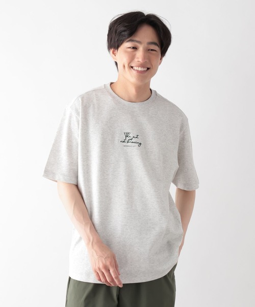GLOBAL WORK（グローバルワーク）の「マイニチタキノウクルー/プリントTシャツ/636401（Tシャツ/カットソー・メンズ・ネイビー系9/ホワイト系7/ホワイト系6/ネイビー/チャコールグレー/グレー/ホワイト系5/ブラック・LARGE/MEDIUM/X-LARGE/SMALL）」の7枚目の写真