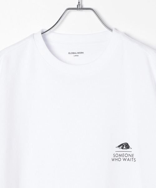 GLOBAL WORK（グローバルワーク）の「マイニチタキノウクルー/プリントTシャツ/636401（Tシャツ/カットソー・メンズ・ネイビー系9/ホワイト系7/ホワイト系6/ネイビー/チャコールグレー/グレー/ホワイト系5/ブラック・LARGE/MEDIUM/X-LARGE/SMALL）」の10枚目の写真