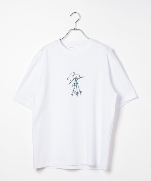 GLOBAL WORK（グローバルワーク）の「マイニチタキノウクルー/プリントTシャツ/636401（Tシャツ/カットソー・メンズ・ネイビー系9/ホワイト系7/ホワイト系6/ネイビー/チャコールグレー/グレー/ホワイト系5/ブラック・LARGE/MEDIUM/X-LARGE/SMALL）」の16枚目の写真