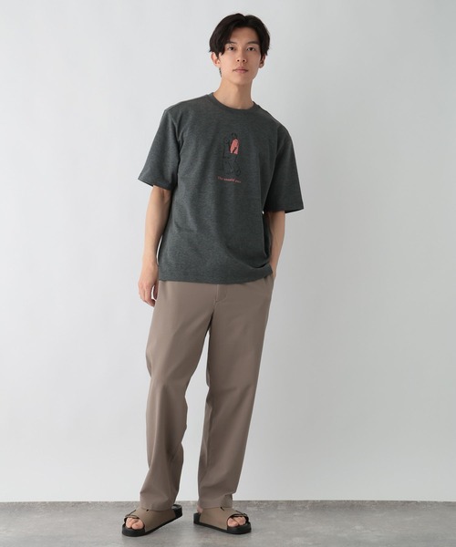 GLOBAL WORK（グローバルワーク）の「マイニチタキノウクルー/プリントTシャツ/636401（Tシャツ/カットソー・メンズ・ネイビー系9/ホワイト系7/ホワイト系6/ネイビー/チャコールグレー/グレー/ホワイト系5/ブラック・LARGE/MEDIUM/X-LARGE/SMALL）」の12枚目の写真