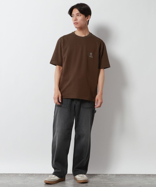 GLOBAL WORK(グローバルワーク)の「マイニチタキノウクルー/プリントTシャツ/636401(Tシャツ/カットソー・メンズ・ネイビー系9/ホワイト系7/ホワイト系6/ネイビー/チャコールグレー/グレー/ホワイト系5/ブラック/ホワイト系その他/ダークグレー/その他2・LARGE/MEDIUM/X-LARGE/SMALL)」の19枚目の写真